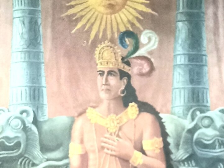 Retrato del Rey Nayar, detalle del óleo de Francisco Díaz González, 1928 Retrato del Rey Nayar, detalle del óleo de Francisco Díaz González, 1928